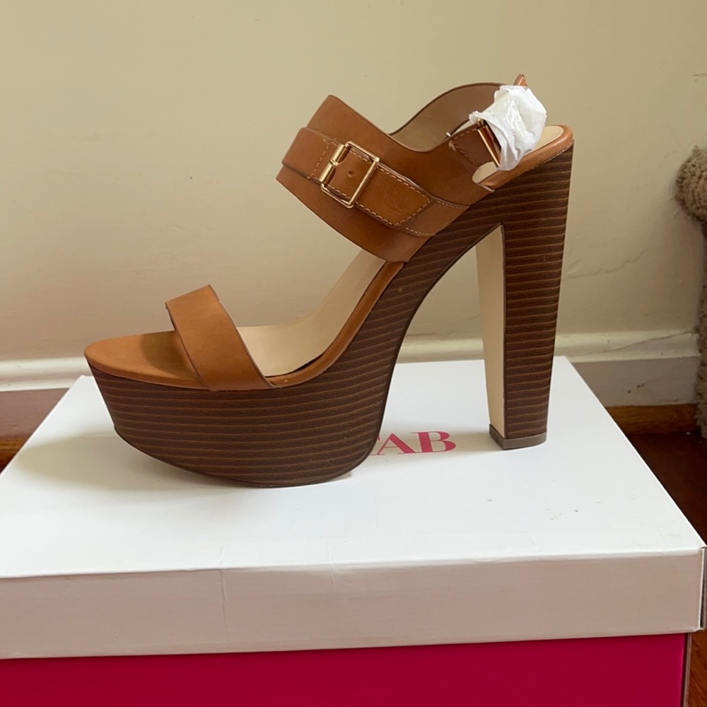 Justfab Brown heels